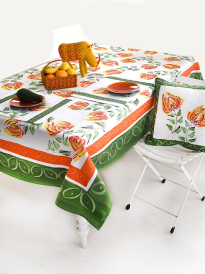 Pincushion - Crimson - Tablecloth