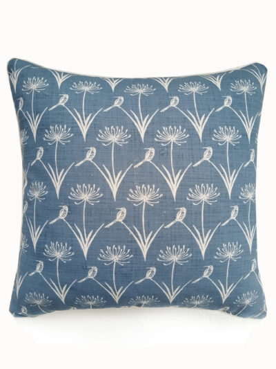 Agapanthus Sugarbird - Sky - Cushion Cover