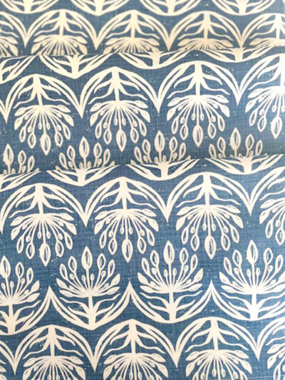 Agapanthus - Sky - Fabric by Meter