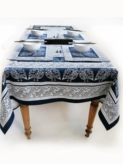 Regina Gandour-Edwards - Guinea Fowl Tablecloth Set