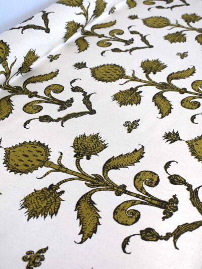 Thistle - Chatreuse- Fabric by metre