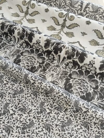 Venezia - Charcoal - Fabric by metre