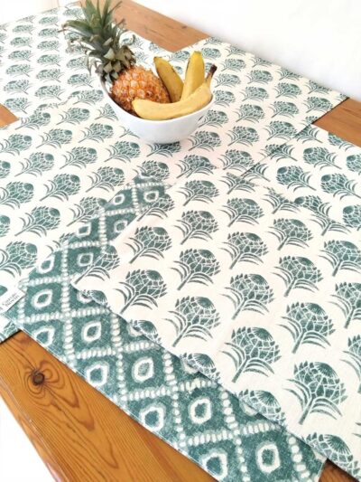 Protea - Aqua  - Placemat Padded